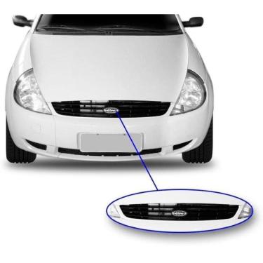 Imagem de Grade Radiador Ford Ka 2001 2002 2003 Superior Preta