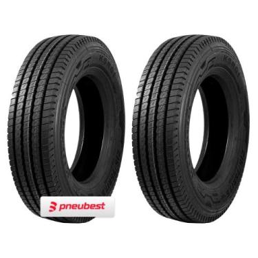 Imagem de Kit 2 Pneus 215/75R17.5 Liso 16 Lonas 126/124L KSR01 Kumho