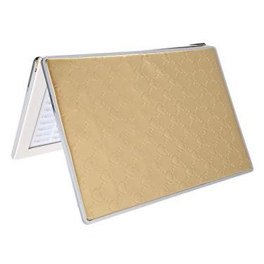 Imagem de 160 compartimentos para unhas gel cartão colorido gráfico gráfico gráfico esmalte cartão colorido arte arte mostrar prateleira adequada para manicure ou bricolage (ouro)