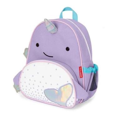 Imagem de Mochila Zoo Skip Hop Original Cachorro, Baleia, Lilás
