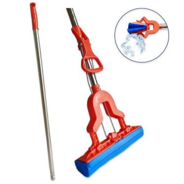 Imagem de Rodo Dobrável Mop Mágico Vassoura Esfregão Limpeza - VendasShop