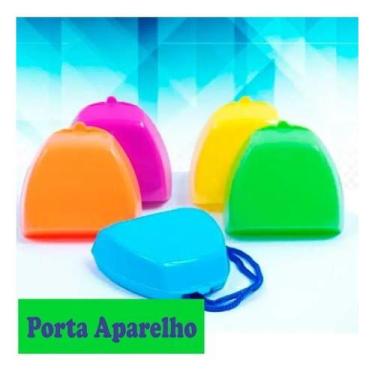 Imagem de Porta Aparelho Ortodôntico Slim Colorido Aromatizado - 4 unidades - D-
