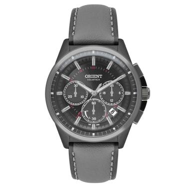 Imagem de Relógio ORIENT masculino solar cronógrafo cinza MYSCC009 G1GX