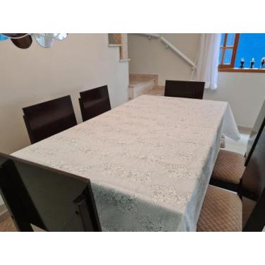Imagem de Kit Toalha de Mesa 4Lugares Rendada TNT + Toalha de Cristal - Admirare