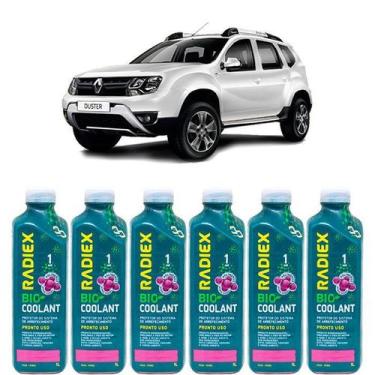 Imagem de Kit aditivo radiador bio coolant pronto para uso rosa - renault duster