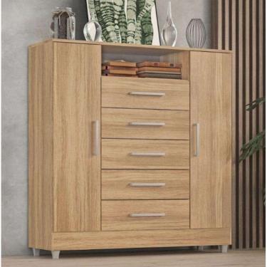 Imagem de Comoda com 2 sapateiras e 5 gavetas -Isabele TEKA MADRID