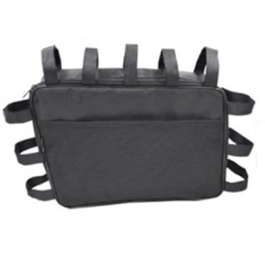 Imagem de Dynwave Bolsa de armazenamento para quadro de bicicleta, bolsa frontal para tubo superior, para bicicleta elétrica para telefone, Style F