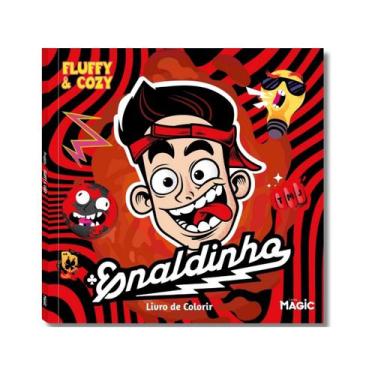 Imagem de Livro de Colorir Enaldinho Bobbie Goods Fluffy Cozzy Desenho, Vermelho