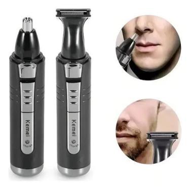 Imagem de Maquina Aparelho Removedor Aparador De Pelos Completo Nariz - KEMEI