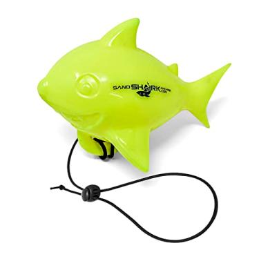 Imagem de Bóia de marcador de bola de âncora flutuante da SandShark. Acessórios de barco pontão em forma de tubarão para diversão na praia. Acessórios de âncora de barco para águas rasas. Alta visibilidade.