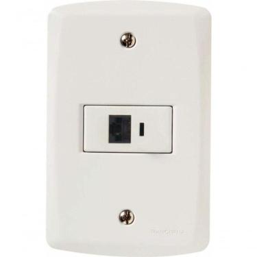 Imagem de Conjunto 4x2 Com 1 Tomada Rj45 Cat. 6 Tramontina Lux2 Branco
