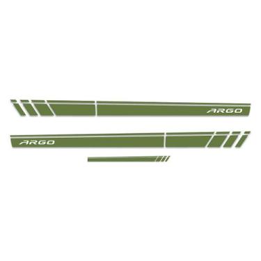 Imagem de Adesivo Faixa Lateral Sport Fiat Argo Modelo 2 - Cromo Sign