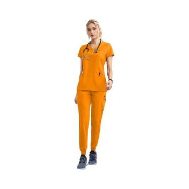Imagem de Conjunto De Uniforme Médico Para Mulheres, Scrubs De Enfermeira, Roupa
