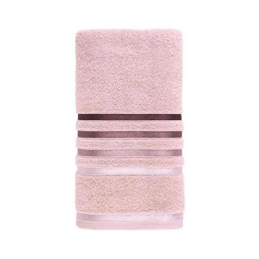 Imagem de Toalha Banhão Karsten Rose Fio Penteado Lumina 86cm x 1,50m