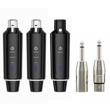 Imagem de Sistema de microfone sem fio XLR Arvitek 2,4 GHz (2 transmissores e 1 