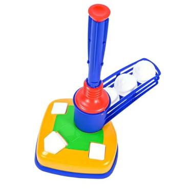 Imagem de oshhni Máquina de arremesso de beisebol infantil com lançador de bolas de beisebol, de beisebol multifuncional e resistente para presentes de