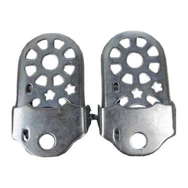 Imagem de harayaa Pedais de apoio para os pés de mountain bike dobráveis ​​com arruela de pressão para bicicletas infantis, metal 11,3 x 6,7 cm