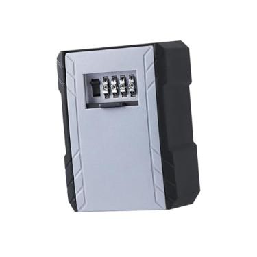 Imagem de Amagogo Caixa de bloqueio de chave de combinação montada na parede Caixa de armazenamento de chave reserva para empreiteiros de armazéns Corretores de imóveis, Cinza