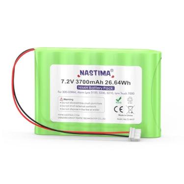 Imagem de NASTIMA Bateria de substituição NIMH de 7,2 V 3700 mAh, compatível com Honeywell Alarm Lynx 5100, 5200, 5210, Lynx Touch 7000, Lyric Controller Lyric Keypad LCP500-L LYNXRCHKIT-SHA LCP500-4B
