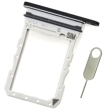 Imagem de PHONSUN Suporte de bandeja de cartão SIM de substituição para Samsung Galaxy Z Flip 7 SM-F761U F7610 F761 (preto jato/preto)