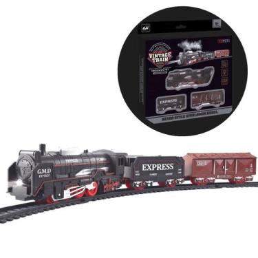 Imagem de Ferrorama Super Locomotiva Deluxe 13 Peças Com Luz - VIP