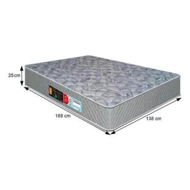 Imagem de Colchão Castor Casal Sleep Max D33 Espuma - 138 x 188 x 25