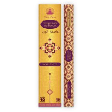 Imagem de Incenso Vila Zen Linha Árabe Tempestade de Rosas 10 Varetas - Bialluz