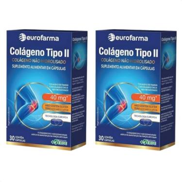 Imagem de Kit com 2 - Colágeno Não Hidrolisado Tipo II 40mg 30 Cp