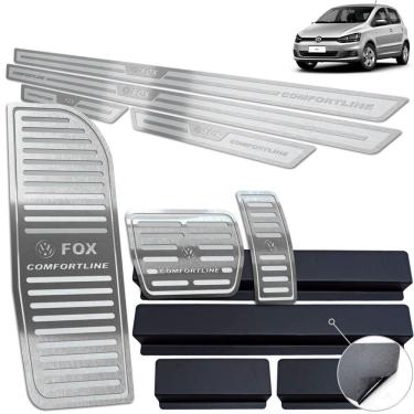 Imagem de Descanso Pedaleira Auto Soleira Fox Comfortline 14 20 Prata