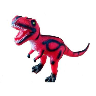 Imagem de Dinossauro De Borracha C/ Sons Tamanho Grande Dino World - toys