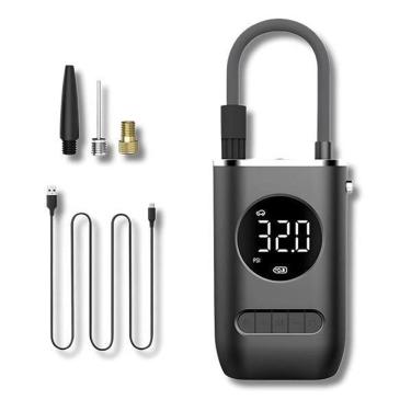 Imagem de Bomba De Ar Elétrica Mini Compressor Portátil Para Pneus