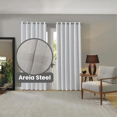 Imagem de Cortina Duplex Monte Carlo 4,2 X 2,5 - Bella Janela Areia