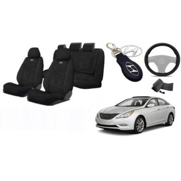 Imagem de Combo Capas Conforto Total Sonata 10-13 +(Capa Volante) + Chaveiro - F