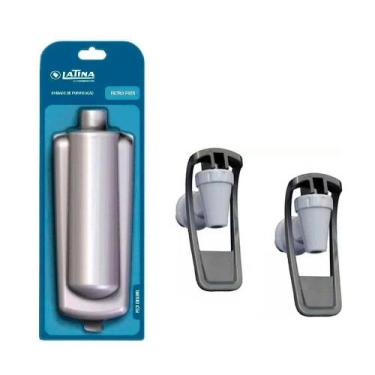 Imagem de Kit Refil Filtro Purificador Latina P355 com Par de Torneira PA355 - O