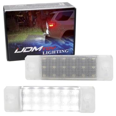 Imagem de iJDMTOY Kit de luz de placa de licença de LED 3W compatível com Toyota 4Runner 1996-2022 e Toyota Sequoia 2008-2019, alimentado por diodos de LED branco xenon de 18 peças