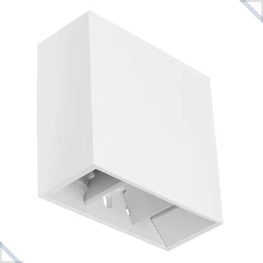 Imagem de Arandela LED Externa de Parede, Facho Duplo Ajustável, 5W, IP66, Luz 3000K, Branco