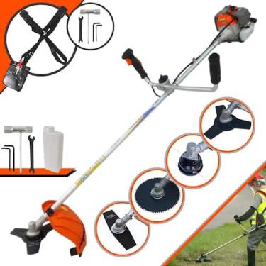 Imagem de Máquina de Corta Grama Vulcan VR330-P À Gasolina 2T 33cc 1,2HP de Potê