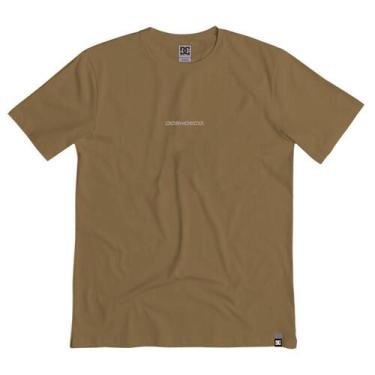 Imagem de Camiseta DC Shoes Baseline WT25 Masculina Marrom, G, Brown