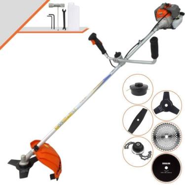 Imagem de Roçadeira Vulcan VR330P À Gasolina Motor 2T 33cc 1,2HP Alta Rotação e 