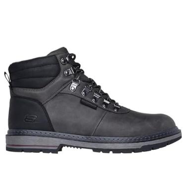 Imagem de Skechers USA Men's Bota moderna Corado-Jaxx, Carvão, 40