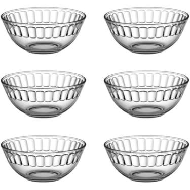 Imagem de Conjunto 6 Bowls de Vidro Carmine 350ml – Transparentes, Resistentes e Elegantes, Ideais para Sobremesas, Saladas e Petiscos