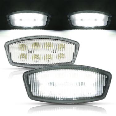 Imagem de HECASA Par de luz de cabine 12V 50W compatível com Kubota B2650HSDC B3350HSDC L3240HSTC L3240HSTC-3 LED marcador de teto luz de plástico + liga de alumínio (lente transparente)