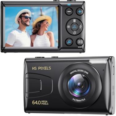 Imagem de Câmera digital 4K preta para adolescentes