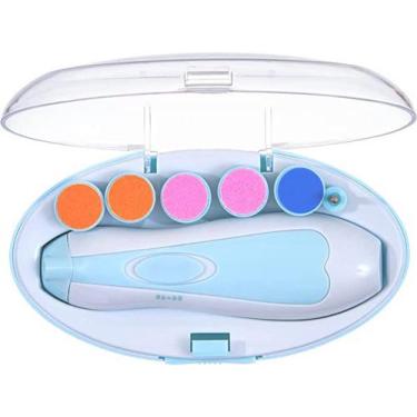 Imagem de Kit Lixa  De Unha Elétrico Infantil para Bebê Multicolorido Buba - Bub
