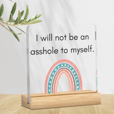 Imagem de Ideias de presentes inspiradoras para mulheres - Presente bonito para ela, presentes de aniversário exclusivos para mulheres, ornamento de mesa elegante, lembrança tocante, acrílico 10 x 10 cm