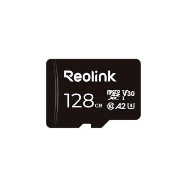 Imagem de Cartão de memória MicroSD HC UHS-I de 128 GB, cartão de memória Class 10 TF compatível com câmera de segurança Reolink