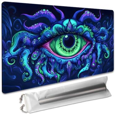 Imagem de Board Game 14x24in MTG Playmat Compatible for OCG CCG RPG TCG Playmats (Demonic Giant Eye)
