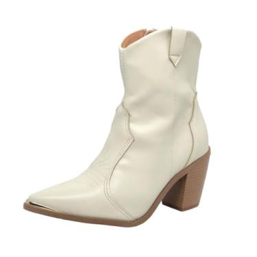 Imagem de Bota Vizzano Country Western 3070.108 Off White