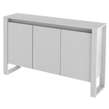 Imagem de Balcão Escritório Com 3 Portas Multimóveis Vcr25044 Branco - MULTIMOVE