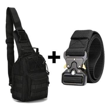Imagem de Bolsa  De Ombro Transversal + Cinto Engate Rápido - Tem Tudo OnLine, P